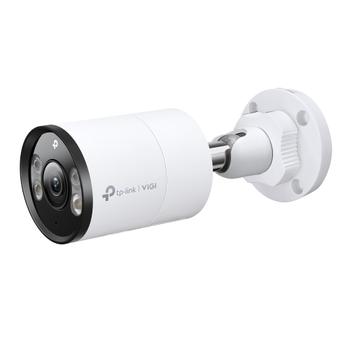 TP-LINK VIGI 8MP Outdoor Full-Color Bullet Network Camera 4K (8MP) Ultra HD and 24h Full-Color Human & Vehicle Classification Smart Detection Smart Video Enhancement Technology Active Defense and Two-Way Audi (VIGI C385(4mm))