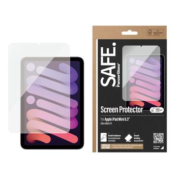 PanzerGlass SAFE. by ® Screen Protector iPad Mini 8.3'' (2021, 2024) | Ultra-Wide Fit Doorzichtige schermbeschermer Apple 1 stuk(s) (SAFE95854)