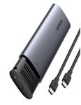 UGREEN M.2 M-Key 10G Enclosure + USB-C Cable, 0.5m - Gray (10902)