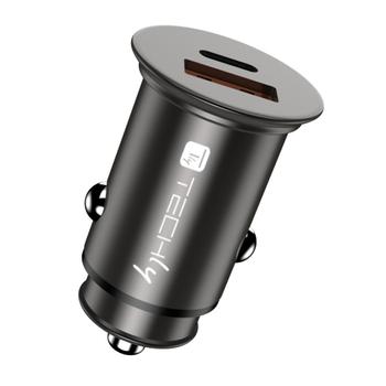 TECHLY Mini Car Charger Usb-A And (IUSB2-CAR5-AC38W)