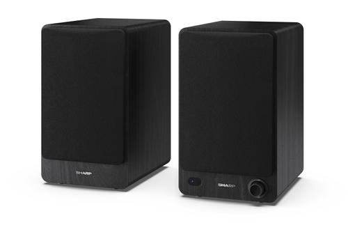 SHARP Bookshelf Speakers - Black (CP-SS30(BK))