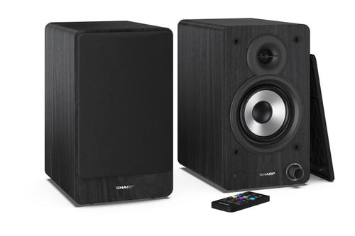 SHARP Bookshelf Speakers - Black (CP-SS30(BK))