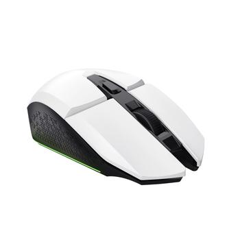 TRUST GXT 110 Felox 4800 DPI Ambidextrous Wireless Optical White Gaming Mouse (25069)