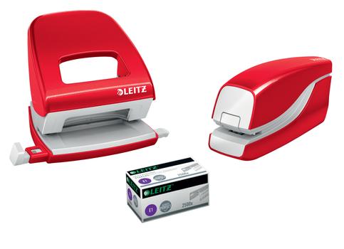 LEITZ Stiftemaskin batteri Leitz WOW Rød (55661026)