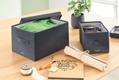 LEITZ Fabric Storage Box with Lid Medium Grey (Pack 2) - 61440089 (61440089)