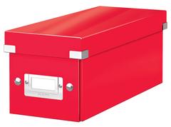LEITZ Oppbevaringsboks Click&Store CD WOW Rød