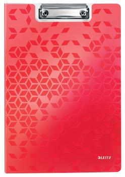 LEITZ Ordrebrett m/omslag Leitz WOW A4 Rød (41990026)
