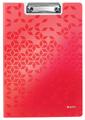 Ordrebrett m/omslag Leitz WOW A4 Rød