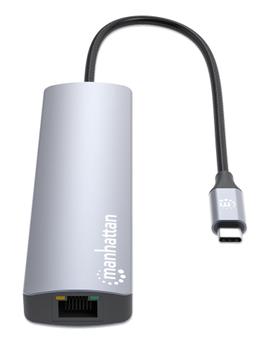 MANHATTAN USB-C Dock/Hub, Ports (x6):  (153959)