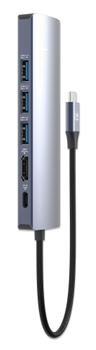 MANHATTAN USB-C Dock/Hub, Ports (x6):  (153959)