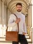DBRAMANTE1928 14'' Laptop Bag Marselisborg (2nd gen), Golden Tan (BG14GT001490)