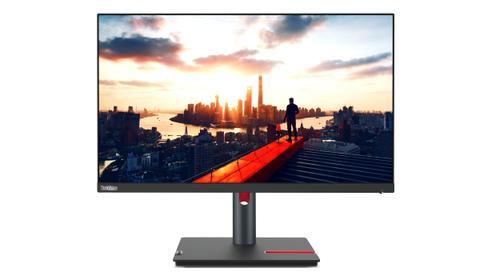 LENOVO ThinkVision P24h-30 - LED-monitor - 23.8" (24" zichtbaar) - 2560 x 1440 QHD @ 60 Hz - IPS - 300 cd/m˛ - 1000:1 - 4 ms - HDMI, DisplayPort,  USB-C - ravenzwart - voor ThinkPad P15 Gen 2 20YQ (63B3GAT6EU)