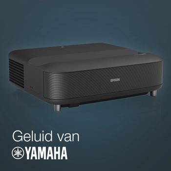 EPSON n EH-LS650B - 3LCD projector - 3600 lumens (white) - 3600 lumens (colour) - 16:9 - 4K - ultra short-throw lens - 802.11a/ b/ g/ n/ ac wireless / Miracast - black - Android TV (V11HB07140)