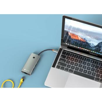 TECHLY Interface Hub Usb 3.2 Gen 1 (IUSB32C-HUB6HPDI)