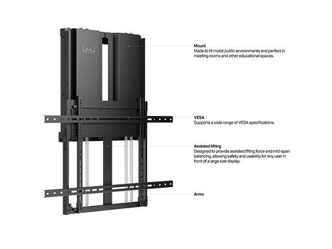 MULTIBRACKETS M Counterbalanced Wallmount 60-90kg VESA 1000x600 (7350105218767)