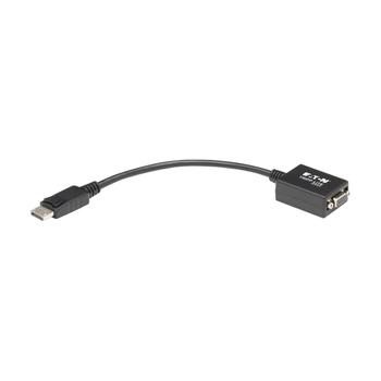 TRIPP LITE TRIPPLITE 6in DisplayPort to VGA Adapter Active Converter DP to VGA M/F 6 DisplayPort M to HD-15 VGA F 15.2cm (P134-06N-VGA)