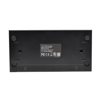 TRIPP LITE n Tripp Lite series 7-Port USB 3.0 Hub SuperSpeed with Dedicated 2A USB Charging iPad Tablet Metal - Hub - 7 x SuperSpeed USB 3.0 - DIN rail mountable,  wall-mountable (U360-007-IND)