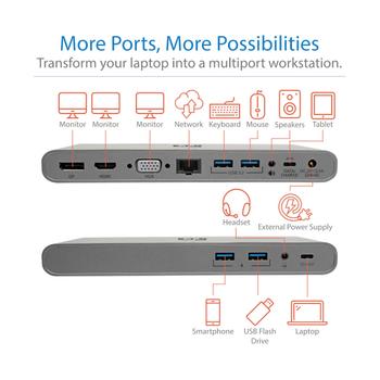 TRIPP LITE Usb-C Dock, Triple Display - (U442-DOCK4-INT)
