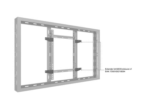 MULTIBRACKETS M Pro Series - Extender kit 600 Enclosure (7350105218064)