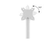 Multibrackets M Pro Series Single Pole Floorbase White (7350073738212)