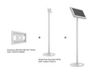 Multibrackets M Pro Series Single Pole Floorbase White (7350073738212)