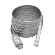TRIPP LITE TRIPPLITE USB-A to RJ45 Serial Rollover Cable M/M Cisco Compatible 250 Kbps 6 ft. 1.83 m grey