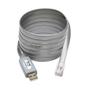 TRIPP LITE TRIPPLITE USB-A to RJ45 Serial Rollover Cable M/M Cisco Compatible 250 Kbps 6 ft. 1.83 m grey
