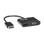 TRIPP LITE DisplayPort to HDMI VGA Adapter Converter 4K x 2K @ 24/30Hz DP to HDMI VGA DPort 1.2 - Video converter - DisplayPort - HDMI, VGA - black