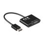 TRIPP LITE Eaton Tripp Lite Series DisplayPort to HDMI VGA Adapter Converter 4K x 2K @ 24/30Hz DP to HDMI VGA DPort 1.2 - Video converter - DisplayPort - HDMI, VGA - black (P136-06N-HV-V2)
