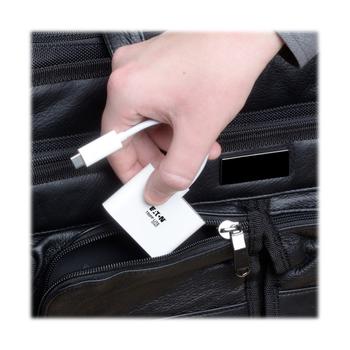 TRIPP LITE TRIPPLITE USB-C to HDMI Adapter with USB-A Port and PD Charging HDCP White (U444-06N-HU-C)