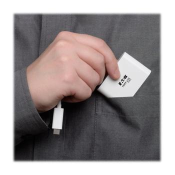 TRIPP LITE TRIPPLITE USB-C to HDMI Adapter with USB-A Port and PD Charging HDCP White (U444-06N-HU-C)