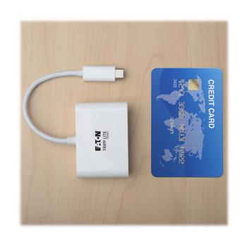 TRIPP LITE TRIPPLITE USB-C to HDMI Adapter with USB-A Port and PD Charging HDCP White (U444-06N-HU-C)