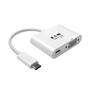 TRIPP LITE TRIPPLITE USB-C to VGA Adapter with PD Charging White (U444-06N-V-C)