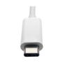 TRIPP LITE TRIPPLITE USB-C Multiport Adapter - HDMI USB 3.0 Port GbE 60W PD Charging HDCP White (U444-06N-HGU-C)