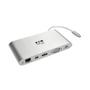 TRIPP LITE TRIPPLITE USB-C Dock Dual Display 4K HDMI/mDP VGA USB 3.2 Gen 1 USB-A/C Hub GbE Memory Card 100W PD Charging (U442-DOCK1)