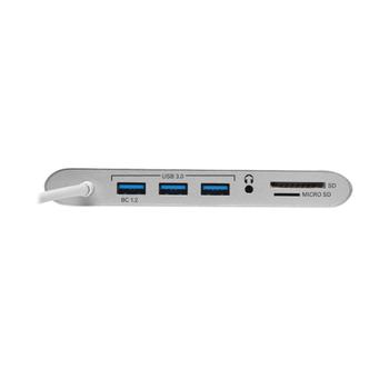 TRIPP LITE TRIPPLITE USB-C Dock Dual Display 4K HDMI/mDP VGA USB 3.2 Gen 1 USB-A/C Hub GbE Memory Card 100W PD Charging (U442-DOCK1)
