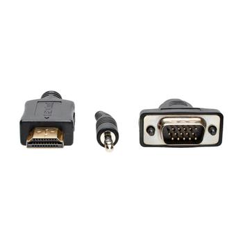 TRIPP LITE 3FT HDMI-VGA ADAPTER CONVERTER CABLE ACTIVE + 3.5MM M/M 1080P (P566-003-VGA-A)