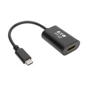 TRIPP LITE TRIPPLITE USB-C to HDMI Adapter M/F - 4K 60Hz HDCP 2.2 Black