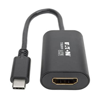TRIPP LITE TRIPPLITE USB-C to HDMI Adapter M/F - 4K 60Hz HDCP 2.2 Black (U444-06N-HD4K6B)