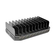 TRIPP LITE TRIPPLITE 10Port USB Charging Station with Adjustable Storage 12V 8A 96W USB Charger Output Schuko Power Cord