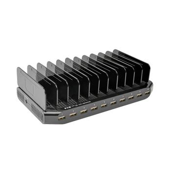 TRIPP LITE TRIPPLITE 10Port USB Charging Station with Adjustable Storage 12V 8A 96W USB Charger Output Schuko Power Cord (U280-010-ST-CEE)