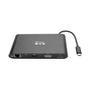 TRIPP LITE TRIPPLITE USB-C Dock Dual Display 4K HDMI/mDP VGA USB 3.2 Gen 1 USB-A/C Hub GbE Memory Card 100W PD Charging (U442-DOCK1-B)