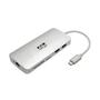 TRIPP LITE TRIPPLITE USB-C Dock 4K HDMI USB 3.2 Gen 1 USB-A/C Hub GbE Memory Card 60W PD Charging (U442-DOCK11-S)
