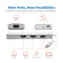 TRIPP LITE TRIPPLITE USB-C Dock Triple Display HDMI VGA USB 3.2 Gen 1 USB-A Hub 100W PD Charging (U442-DOCK12-S)