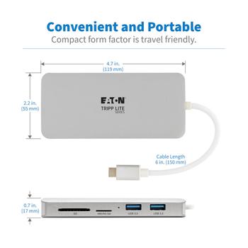 TRIPP LITE Usb-C Dock - 4K Hdmi, Usb 3,2  (U442-DOCK11-S)