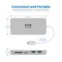 TRIPP LITE TRIPPLITE USB-C Dock 4K HDMI USB 3.2 Gen 1 USB-A/C Hub GbE Memory Card 60W PD Charging (U442-DOCK11-S)