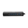 TRIPP LITE TRIPPLITE 3-Port USB-C Hub with LAN Port USB-C to 3x USB-A Ports and Gbe USB 3.0 Black (U460-003-3A1GB)