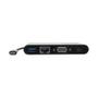 TRIPP LITE TRIPPLITE USB-C Multiport Adapter - 4K HDMI VGA USB-A GbE HDCP Black (U444-06N-HV4GUB)