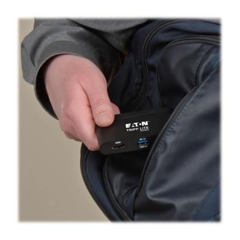 TRIPP LITE USB 3.1 GEN 1 USB-C (TYPE-C) ADPTR SELF-STORAGE CBL USB-A HUB CTLR (U444-T6N-H4UBC)