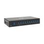 TRIPP LITE TRIPPLITE 10-Port Industrial-Grade USB 3.0 SuperSpeed Hub 20kV ESD Immunity Metal Housing Mountable